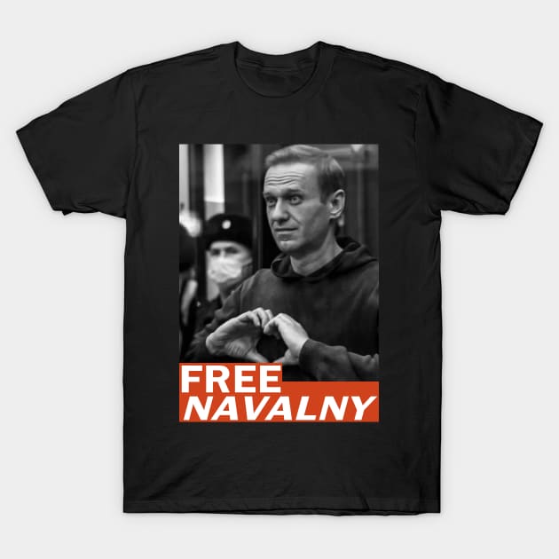 Free Navalny T-Shirt by FiveMinutes